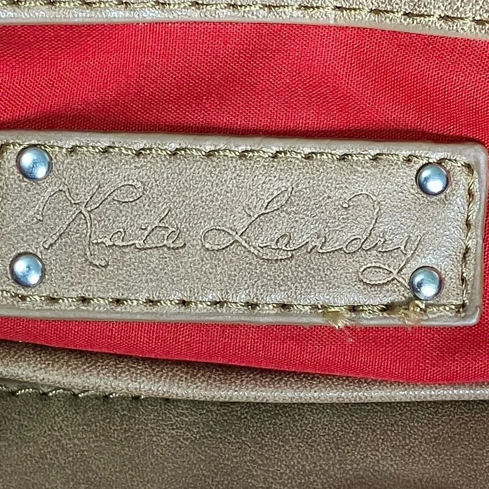 Kate Landry Silver Zebra Print Tote Bag Chain Strap Shoulder‎ Bag
